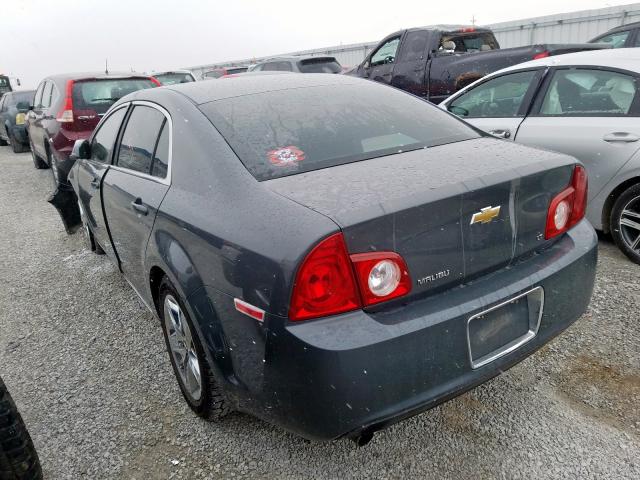1G1ZH57B59F150936 - 2009 CHEVROLET MALIBU 1LT 灰色 照片 3