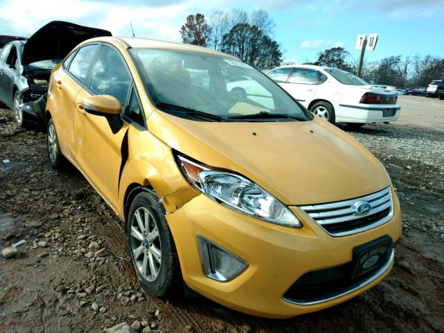 3FADP4CJ1CM208338 - 2012 FORD FIESTA SEL YELLOW photo 1