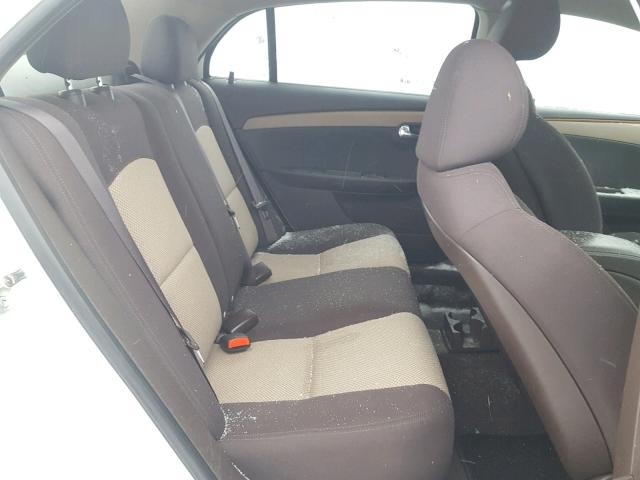 1G1ZC5E08CF397665 - 2012 CHEVROLET MALIBU 1LT WHITE photo 6