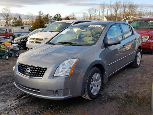 3N1AB61E18L719822 - 2008 NISSAN SENTRA 2.0 GRAY photo 2