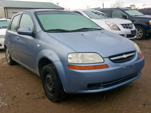 KL1TD66616B545516 - 2006 CHEVROLET AVEO BASE Turkuaz foto 1