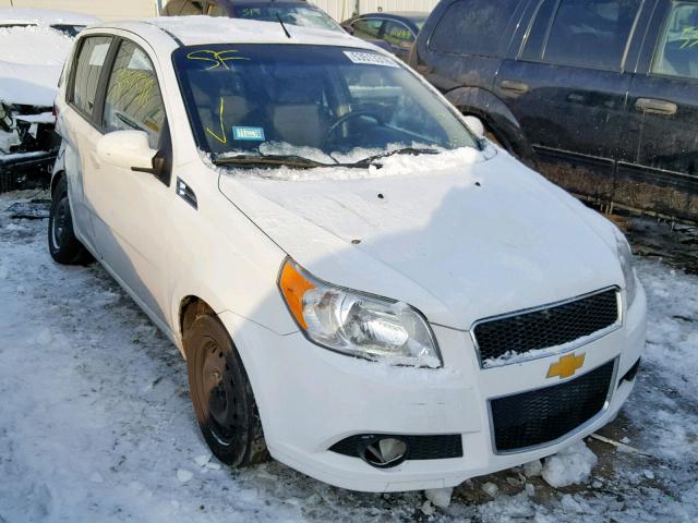 KL1TD6DE3BB125079 - 2011 CHEVROLET AVEO LS WHITE photo 1