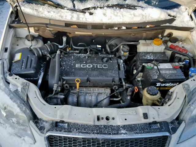 KL1TD6DE3BB125079 - 2011 CHEVROLET AVEO LS WHITE photo 7