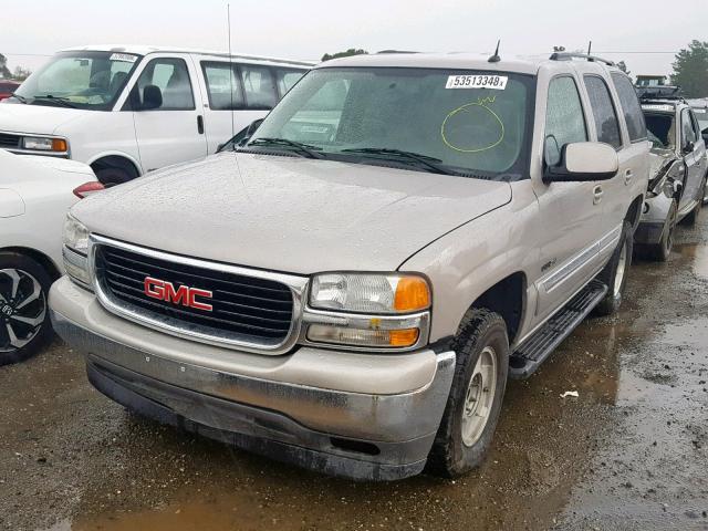 1GKEC13V55J161573 - 2005 GMC YUKON BEIGE photo 2