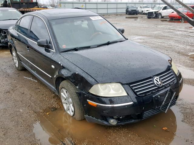 WVWPD63BX4E166232 - 2004 VOLKSWAGEN PASSAT GLS BLACK photo 1