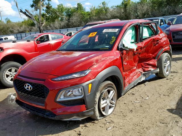 KM8K12AA3KU258271 - 2019 HYUNDAI KONA SE RED photo 2