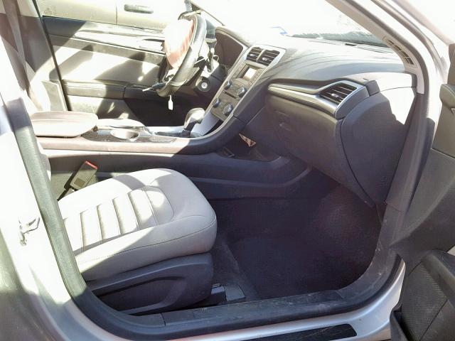 3FA6P0G73DR378690 - 2013 FORD FUSION S SILVER photo 5