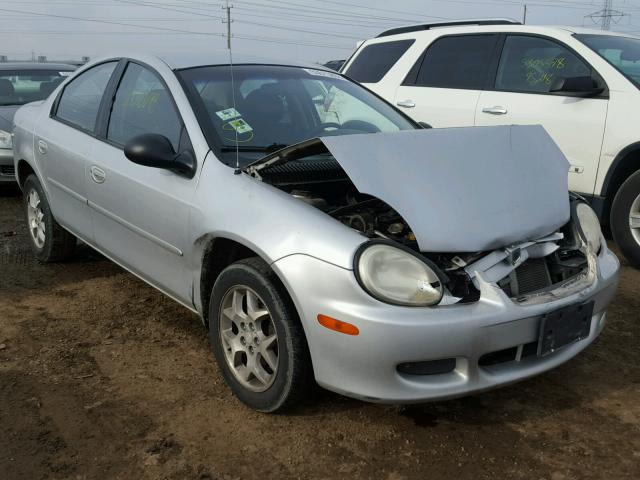 1B3ES46C62D528678 - 2002 DODGE NEON SE SILVER photo 1