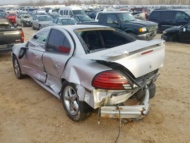 1G2NF52E93M715869 - 2003 PONTIAC GRAND AM S SILVER photo 3