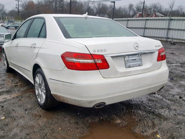 WDDHF2EB7DA763534 - 2013 MERCEDES-BENZ E 350 BLUE WHITE photo 3