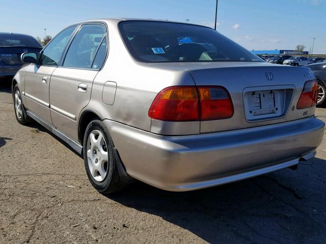 1HGEJ8649YL009982 - 2000 HONDA CIVIC EX BEIGE photo 3