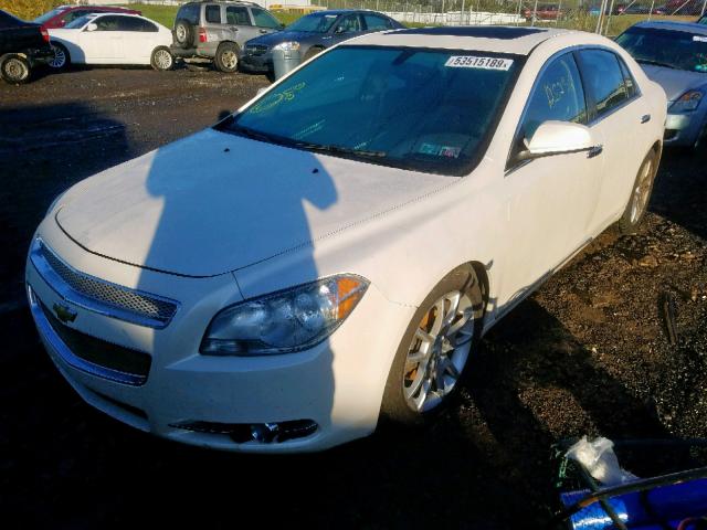 1G1ZE5E07CF320988 - 2012 CHEVROLET MALIBU LTZ თეთრი ფოტო 2
