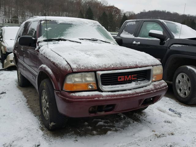 1GKDT13W012158718 - 2001 GMC JIMMY RED photo 1