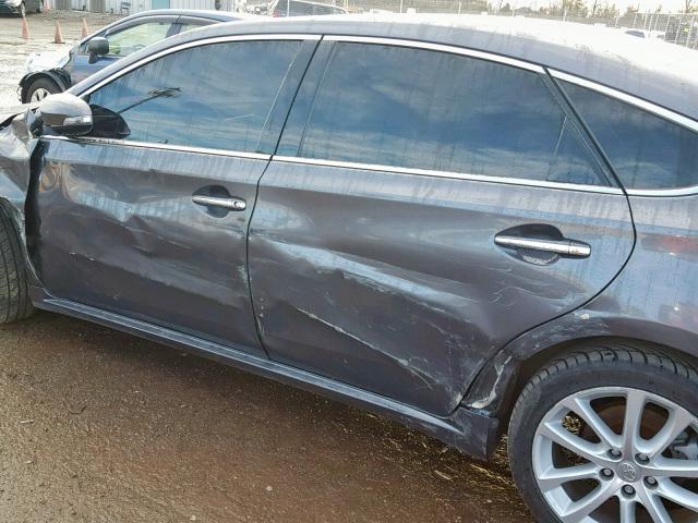 4T1BK1EB6DU030553 - 2013 TOYOTA AVALON BAS GRAY photo 9