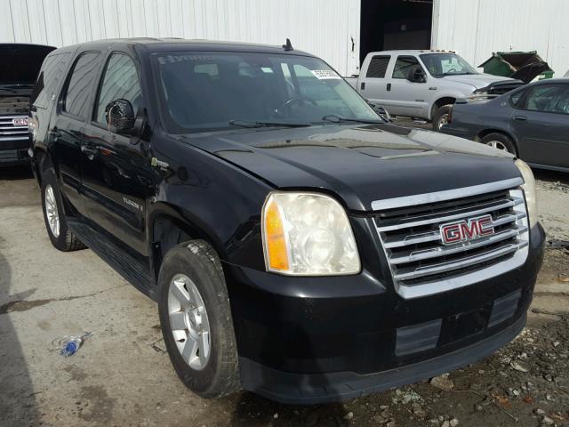 1GKFK13568R220045 - 2008 GMC YUKON HYBR BLACK photo 1