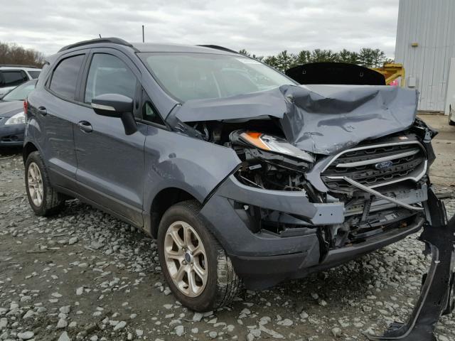 MAJ6P1UL9JC184621 - 2018 FORD ECOSPORT S GRAY photo 1