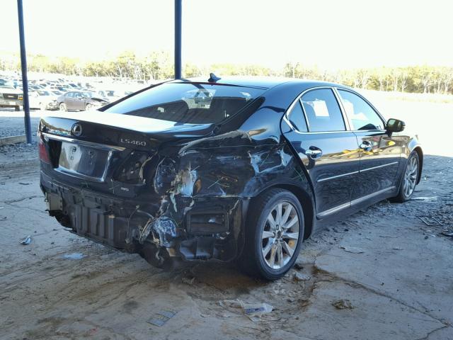 JTHCL5EF9B5012425 - 2011 LEXUS LS 460 BLACK photo 4