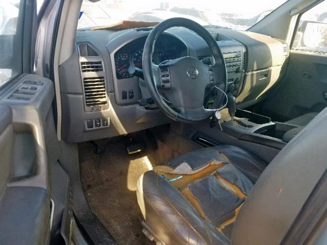 5N1AA08A86N700807 - 2006 NISSAN ARMADA SE SILVER photo 9