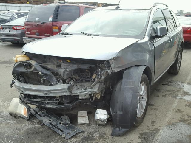 2FMDK38C17BA96902 - 2007 FORD EDGE SEL SILVER photo 2