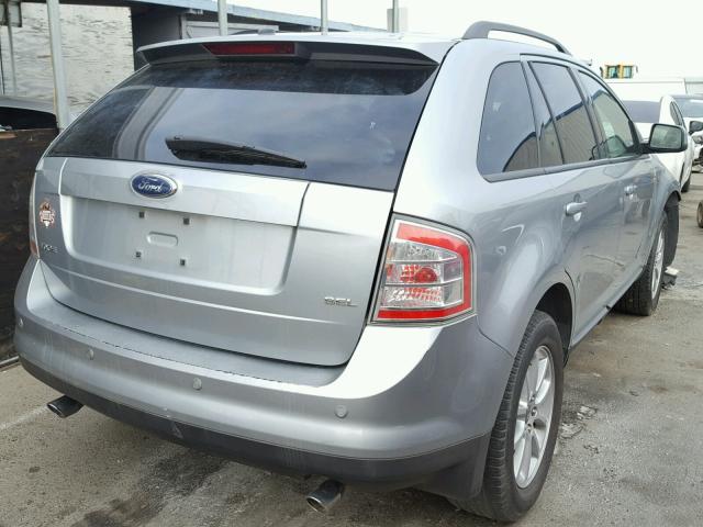 2FMDK38C17BA96902 - 2007 FORD EDGE SEL SILVER photo 4