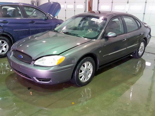 1FAFP56S54G131598 - 2004 FORD TAURUS SEL GRAY photo 2