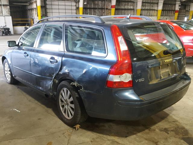 YV1MW390052078210 - 2005 VOLVO V50 2.4I BLUE photo 3