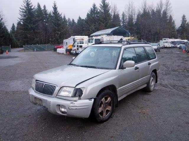 JF1SF65601H756024 - 2001 SUBARU FORESTER S SILVER photo 2