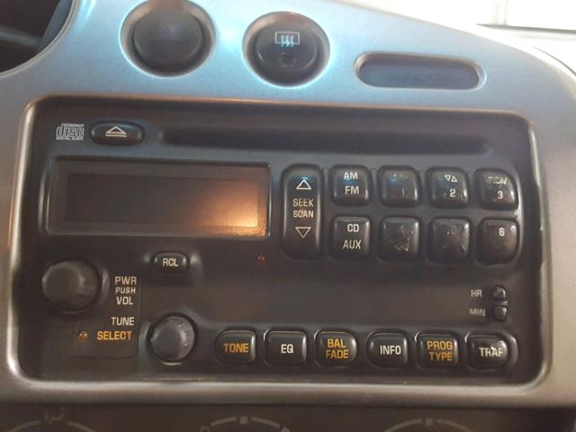 5Y2SM64873Z440796 - 2003 PONTIAC VIBE BLUE photo 9