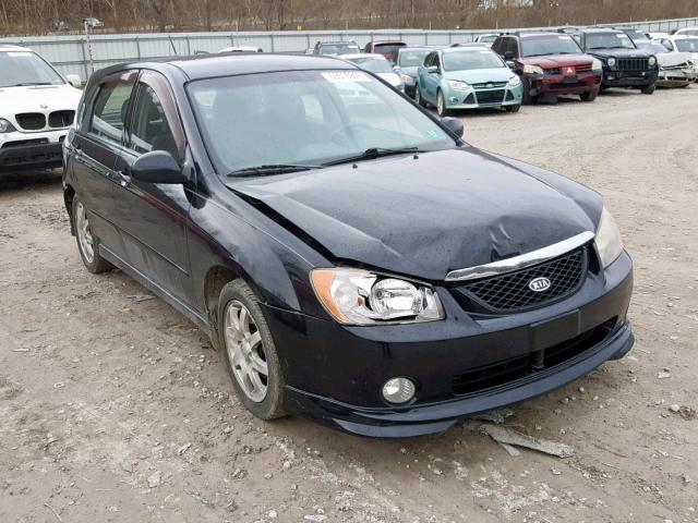 KNAFE161765370260 - 2006 KIA SPECTRA5 BLACK photo 1