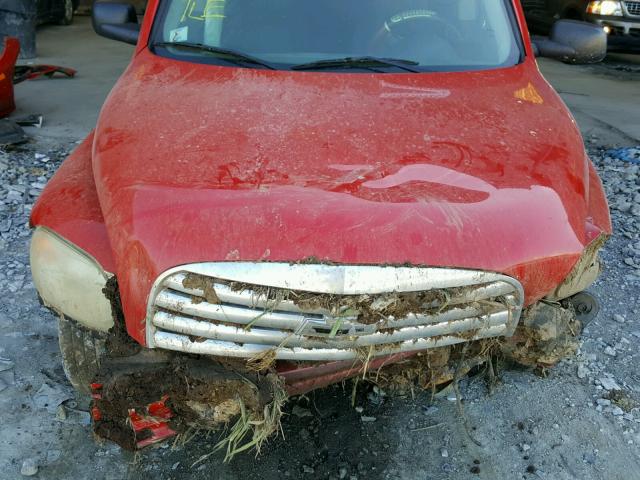 3GNBAAFW2BS506164 - 2011 CHEVROLET HHR LS Қызыл фото 7