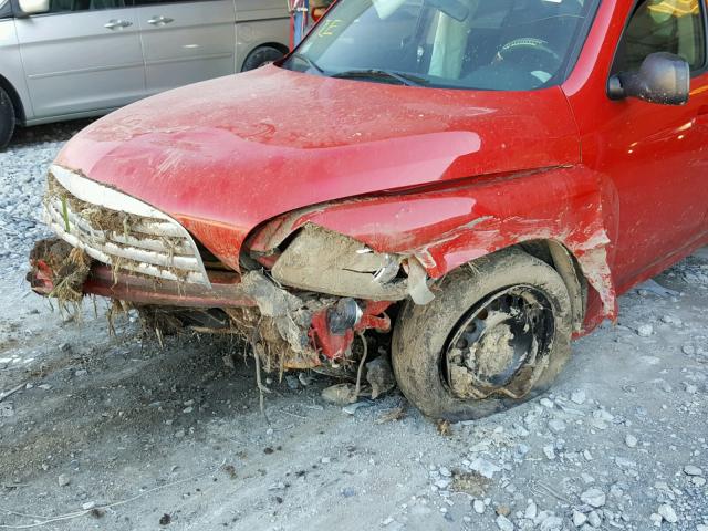 3GNBAAFW2BS506164 - 2011 CHEVROLET HHR LS Қызыл фото 9