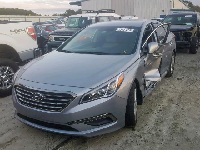 5NPE34AFXFH239235 - 2015 HYUNDAI SONATA SPO GRAY photo 2