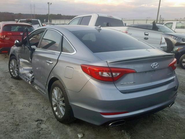 5NPE34AFXFH239235 - 2015 HYUNDAI SONATA SPO GRAY photo 3