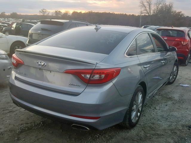 5NPE34AFXFH239235 - 2015 HYUNDAI SONATA SPO GRAY photo 4