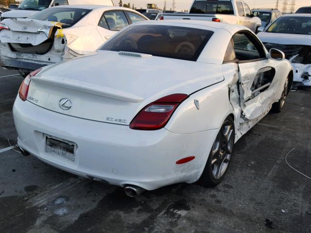 JTHFN48Y769005762 - 2006 LEXUS SC 430 WHITE photo 4