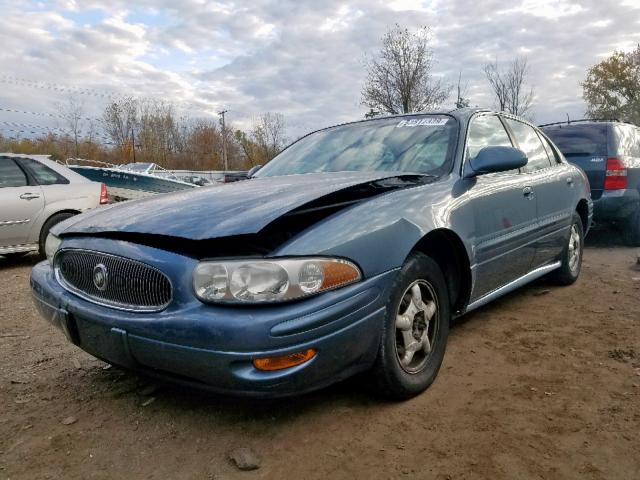 1G4HP54K724158785 - 2002 BUICK LESABRE CU BLUE photo 2