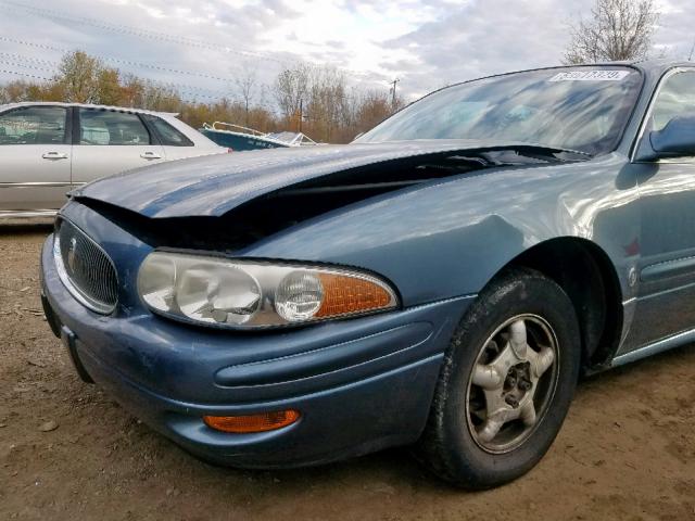 1G4HP54K724158785 - 2002 BUICK LESABRE CU BLUE photo 9