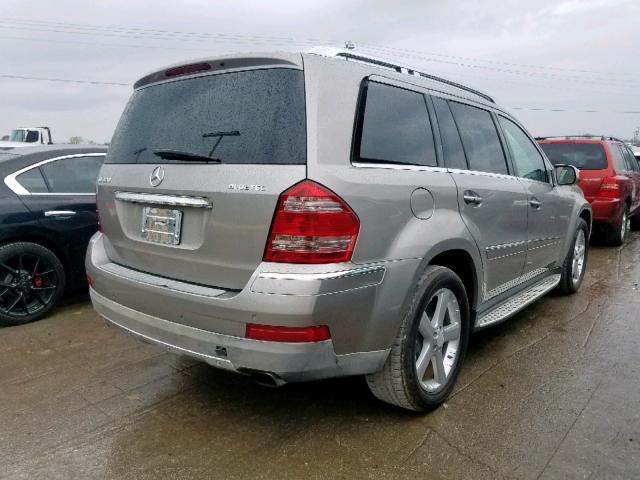 4JGBF25E19A494914 - 2009 MERCEDES-BENZ GL GRAY photo 4