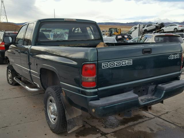 3B7KF23Z9XG173163 - 1999 DODGE RAM 2500 GREEN photo 3