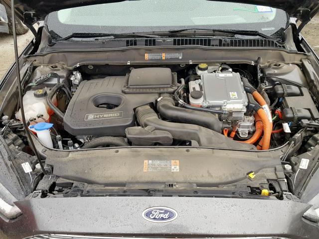 3FA6P0RU6GR279157 - 2016 FORD FUSION TIT SILVER photo 7