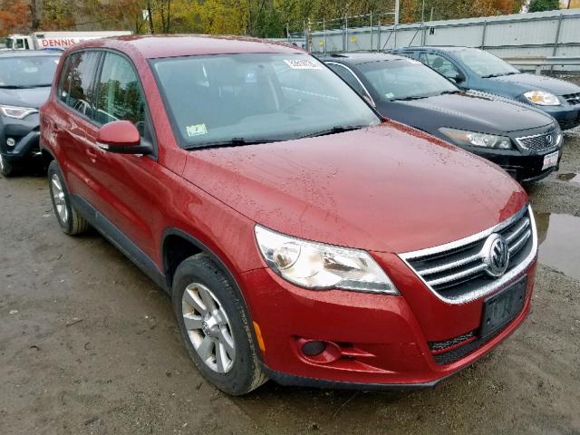 WVGBV7AX9AW002242 - 2010 VOLKSWAGEN TIGUAN SE RED photo 1