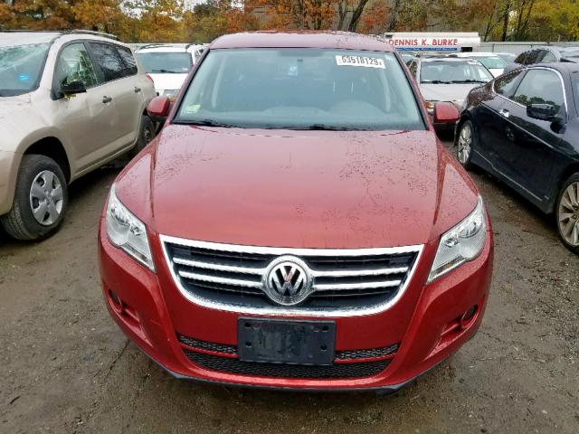 WVGBV7AX9AW002242 - 2010 VOLKSWAGEN TIGUAN SE RED photo 9