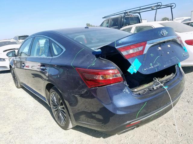 4T1BK1EB1GU210866 - 2016 TOYOTA AVALON XLE BLUE photo 3