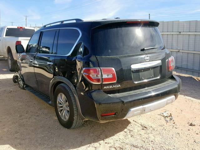 JN8AY2ND8J9056712 - 2018 NISSAN ARMADA SV BLACK photo 3