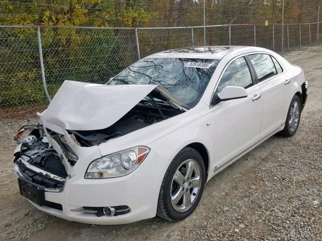 1G1ZK57B78F284265 - 2008 CHEVROLET MALIBU LTZ თეთრი ფოტო 2
