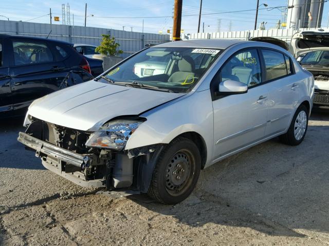 3N1AB6AP9CL746972 - 2012 NISSAN SENTRA 2.0 SILVER photo 2