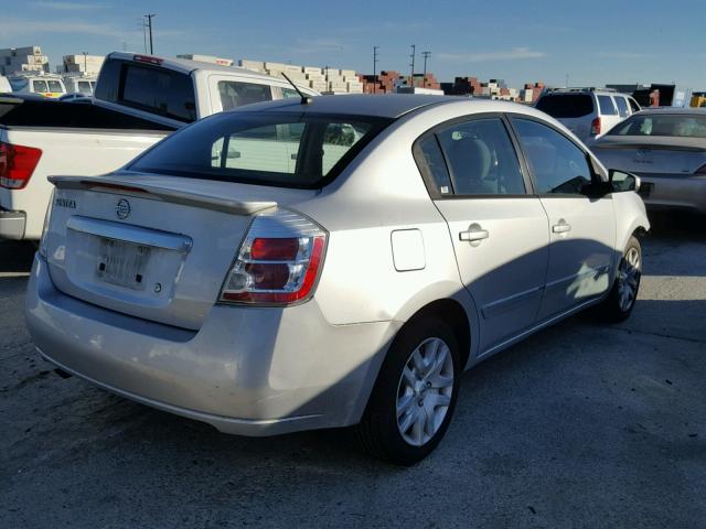 3N1AB6AP9CL746972 - 2012 NISSAN SENTRA 2.0 SILVER photo 4