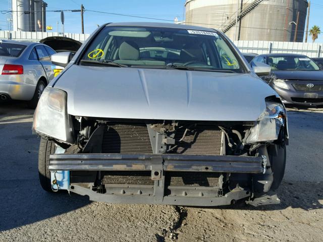 3N1AB6AP9CL746972 - 2012 NISSAN SENTRA 2.0 SILVER photo 9