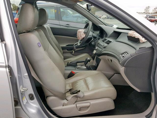 1HGCP2F48AA030682 - 2010 HONDA ACCORD LXP SILVER photo 5