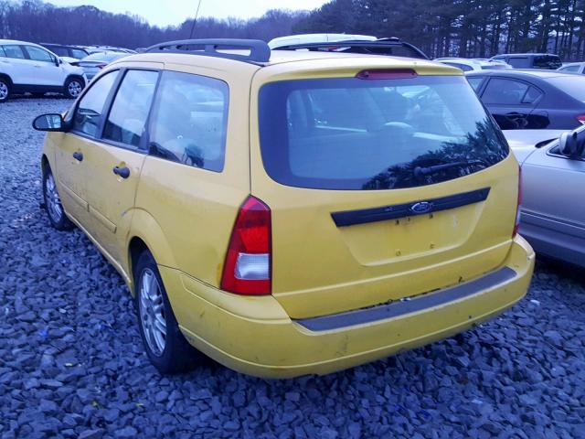 1FAFP36N26W109386 - 2006 FORD FOCUS ZXW YELLOW photo 3